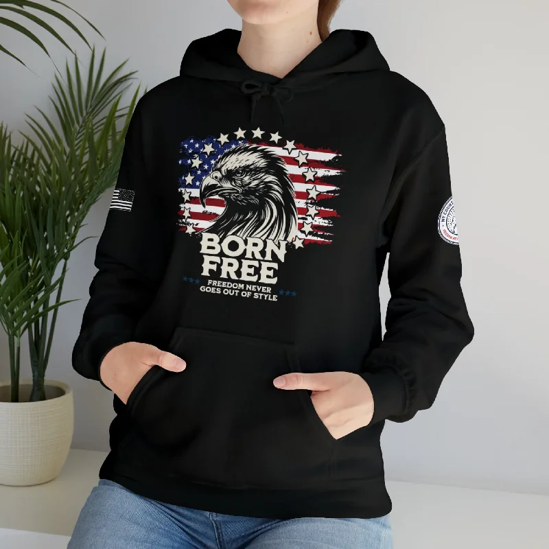 Born Free - Freedom Never Goes Out of Style Heavy Blend Pullover Hoodie