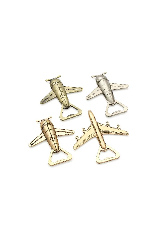 Airplane Bottle Opener Party Favor Wedding Birthday Gift Boxed CGF0055 (Set of 6 pcs)