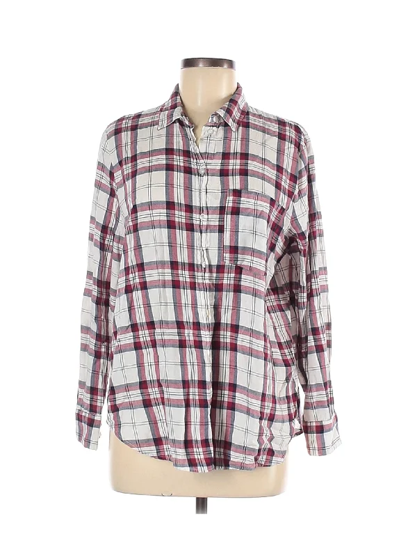 3/4 Sleeve Button Down Shirt