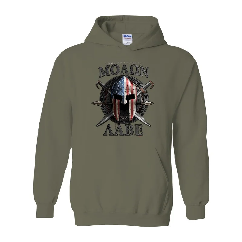 Molon Labe Come and Take It Heavy Blend Pullover Hoodie