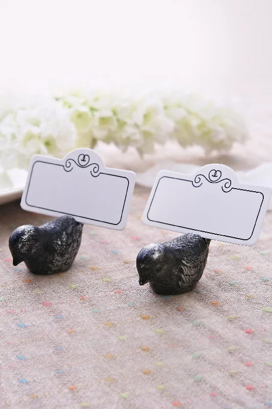 Antiqued Bird Place Card Holder CGF0205 (Set of 6 pcs)