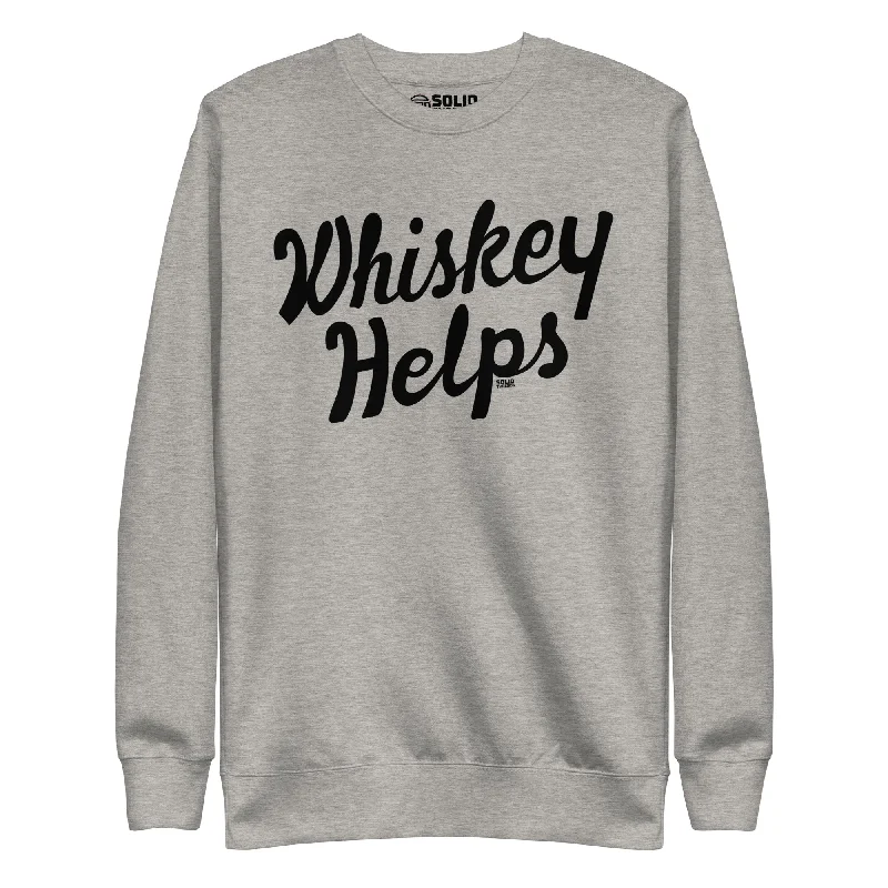 Whiskey Helps Classic Fleece Sweatshirt