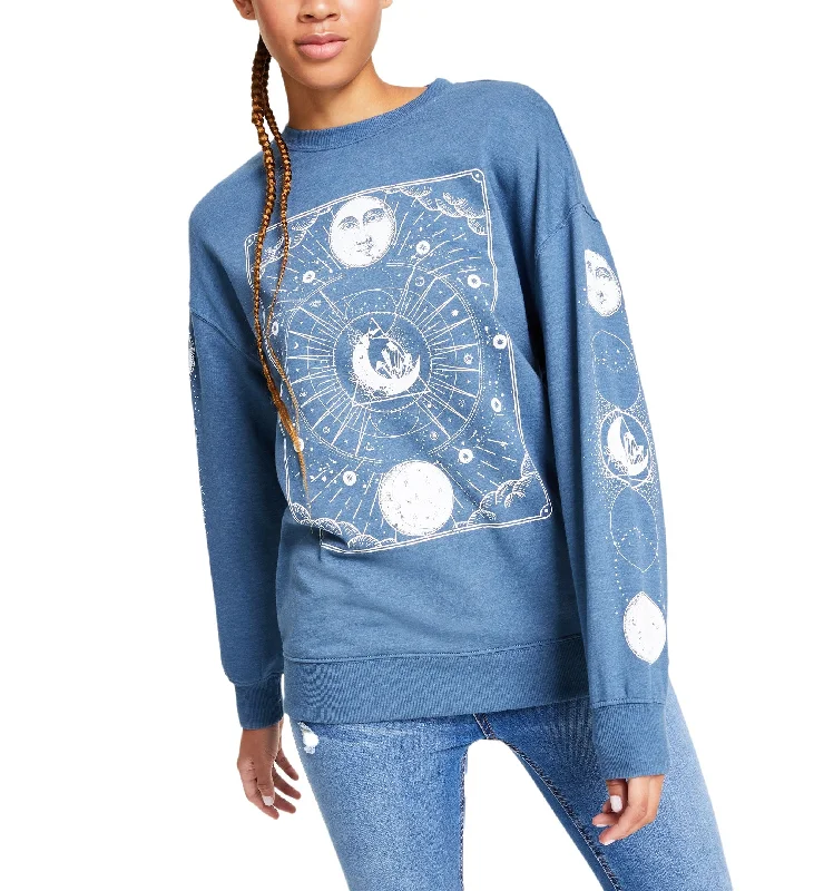 Juniors' Celestial Graphic Sweatshirt