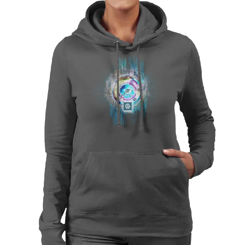 Volkswagen Luminous VW Speedometer Women's Hooded Sweatshirt