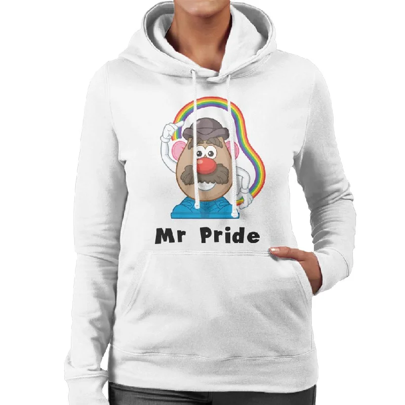 Mr Potato Head Mr Pride Rainbow Women's Hooded Sweatshirt