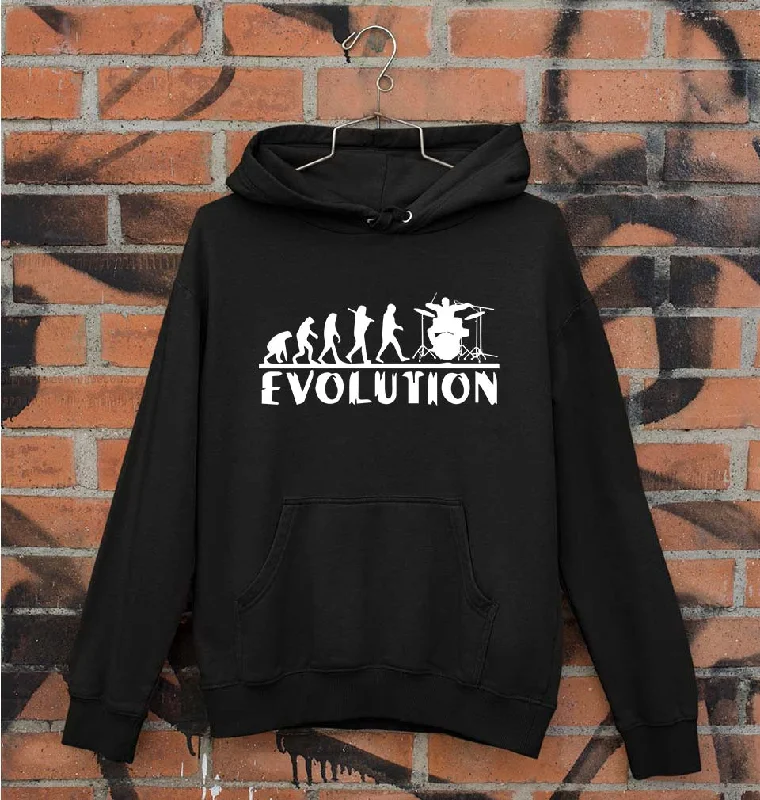 Drummer Evolution Unisex Hoodie for Men/Women