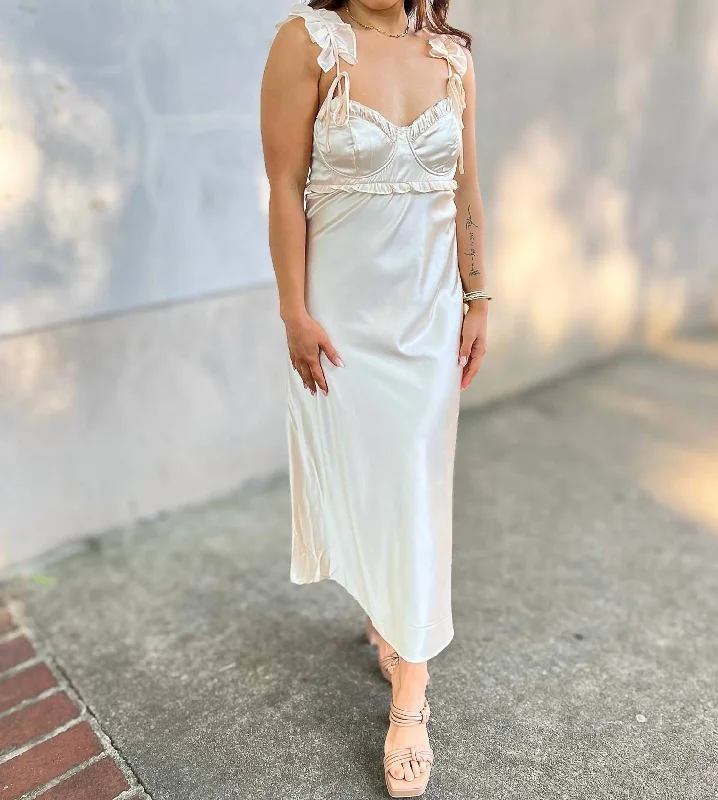 Dawn Of My Heart Dress In Ivory