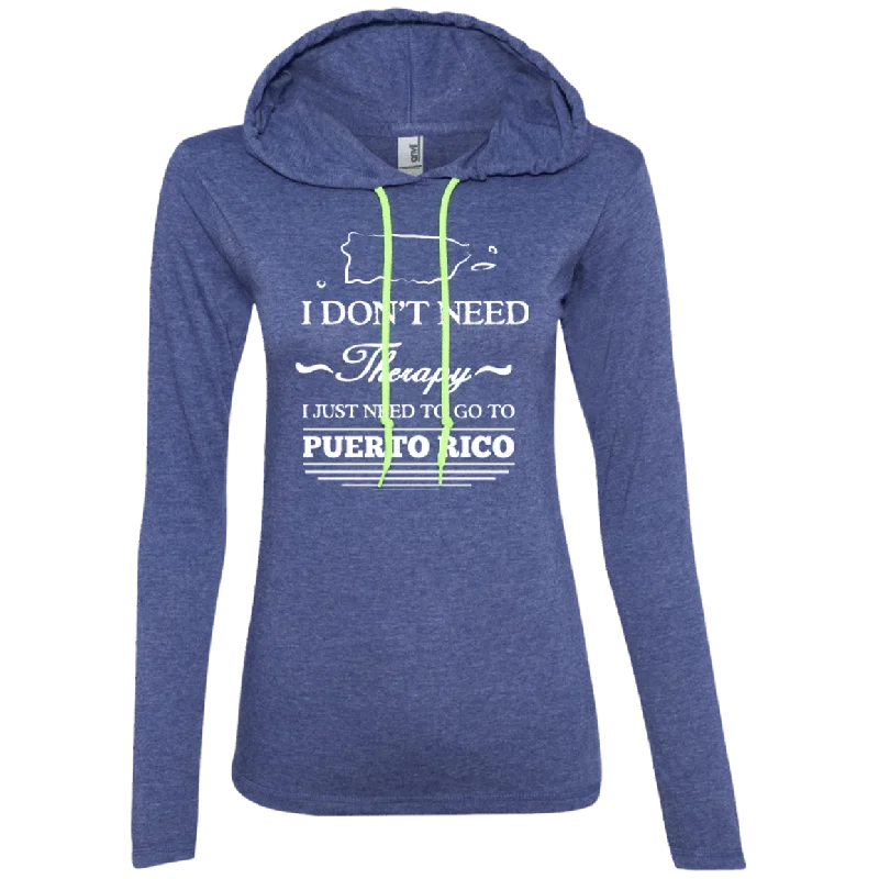 Puerto Rico Therapy - Ladies Hoodie