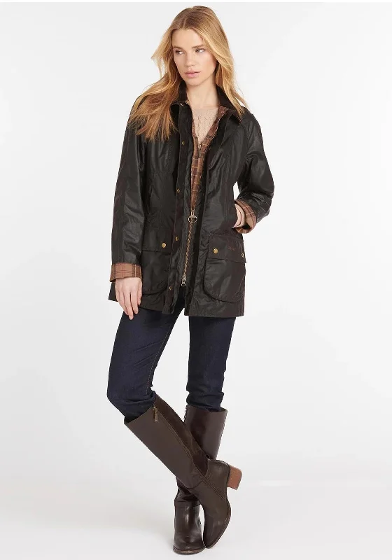 Barbour Womens Beadnell® Wax Short Jacket, Rustic