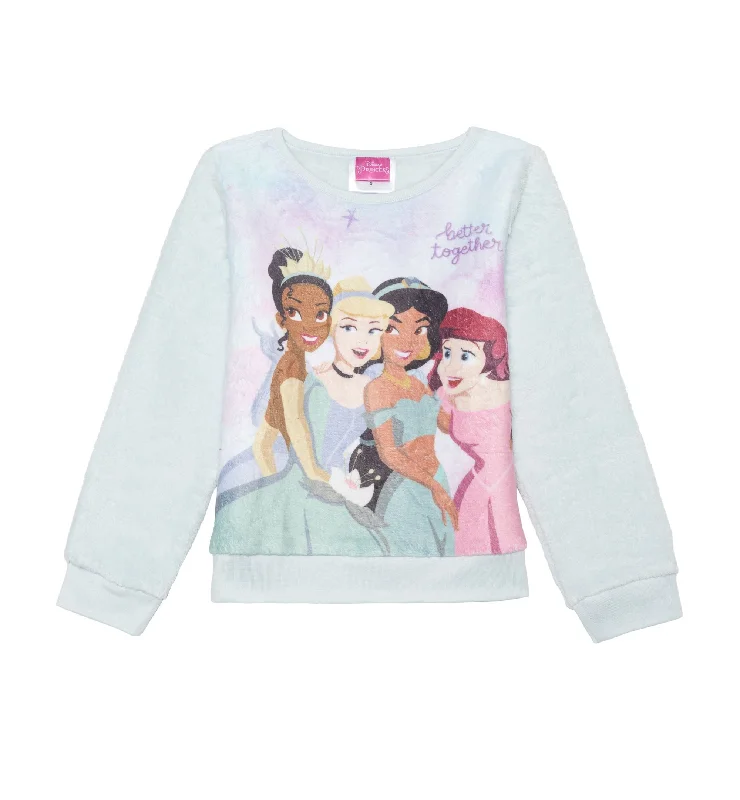 Disney Toddler Girls Better Together Princess Cozy Pullover Sweatshirt