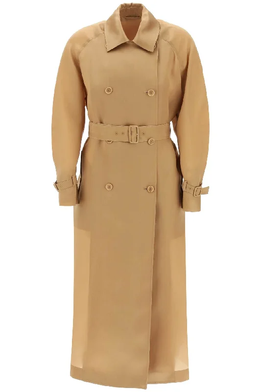 Double-breasted 'sacco' Trench  - Beige