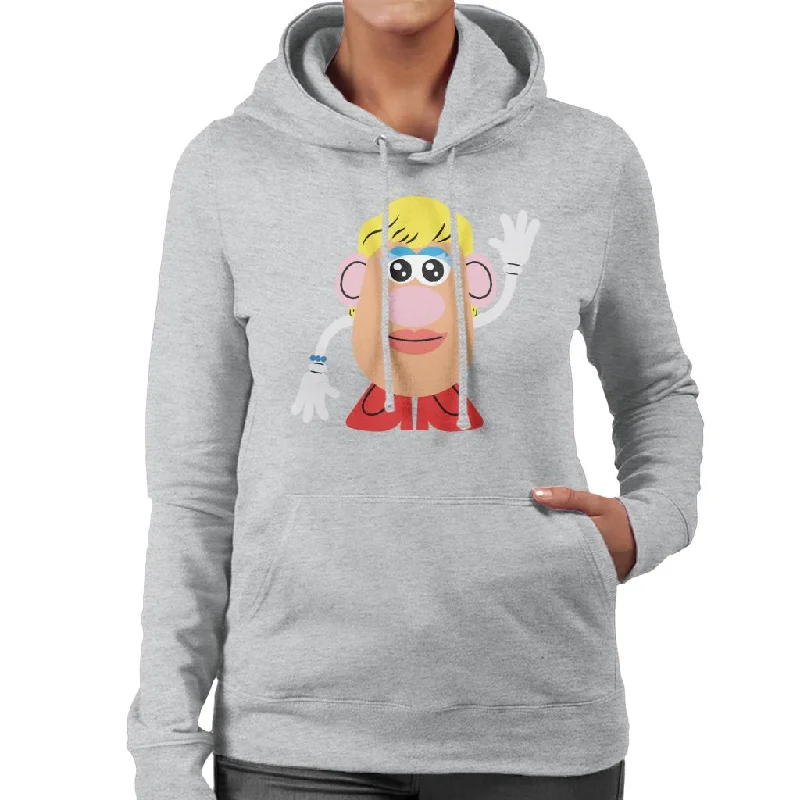 Mrs Potato Head Wave Women's Hooded Sweatshirt