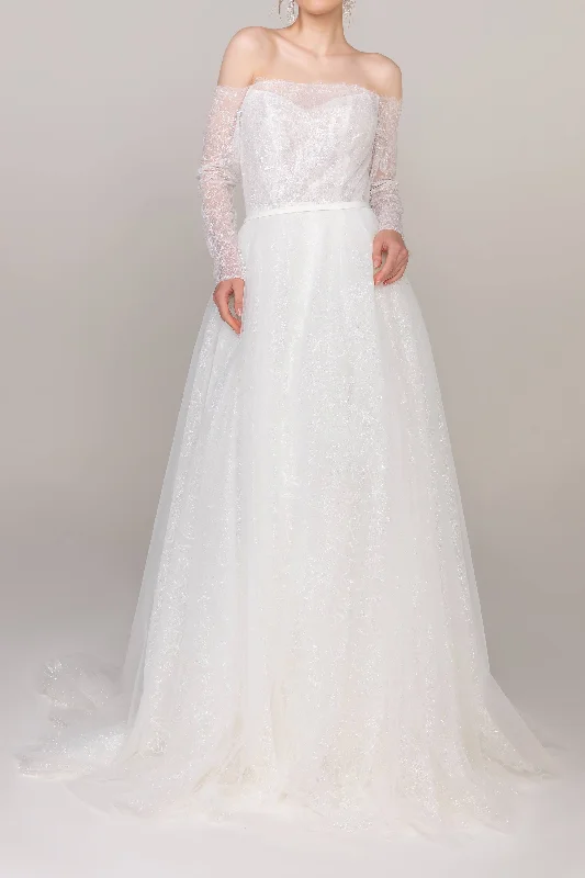 Elegant Tulle Lace Wedding Wrap with Appliques CZ0267