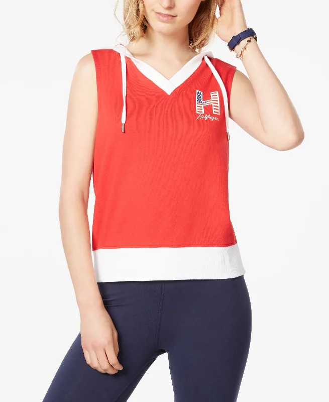 Tommy Hilfiger Sport Sleeveless Hoodie Top