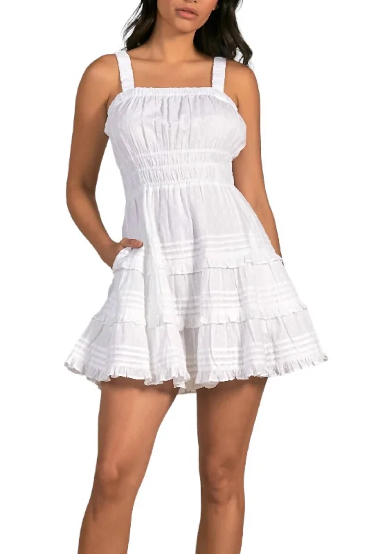 Bonita Mini Dress In White