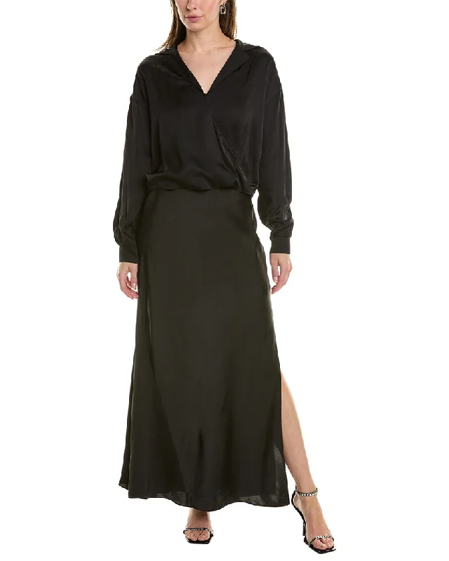 AllSaints 2pc Amos Mercer Maxi Dress