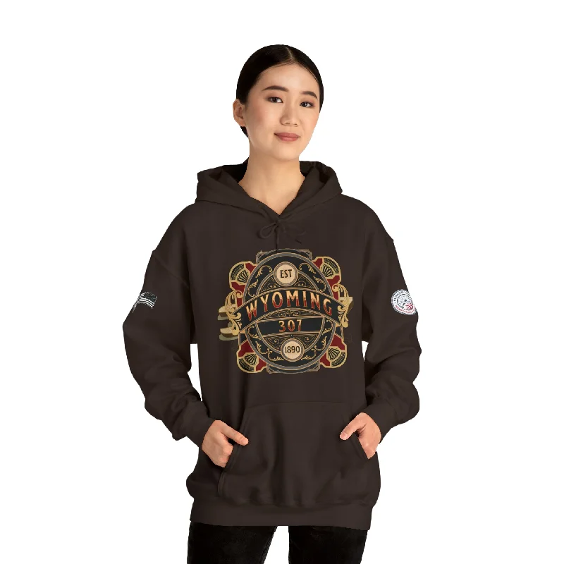 Wyoming 307 Shield Heavy Blend Pullover Hoodie