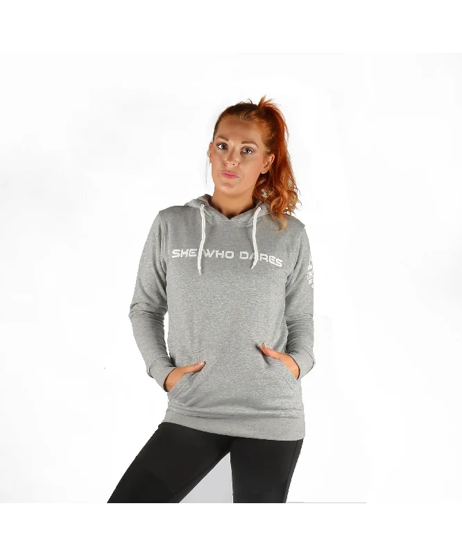 Combat Dollies She Who Dares Hoodie Grey