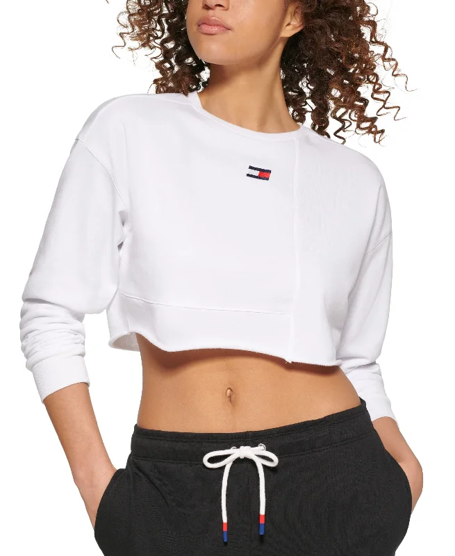 Tommy Hilfiger Sport Womens Cropped Sweatshirt