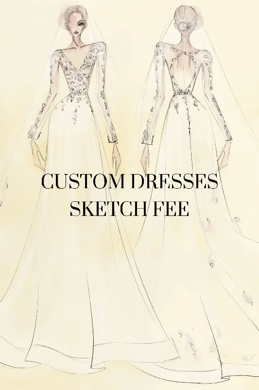 Custom Dresses Sketch Fee CI0020001