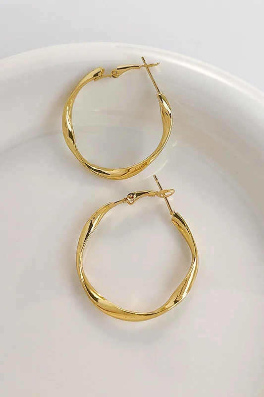 Mobius earrings Hoop earrings 810099306103