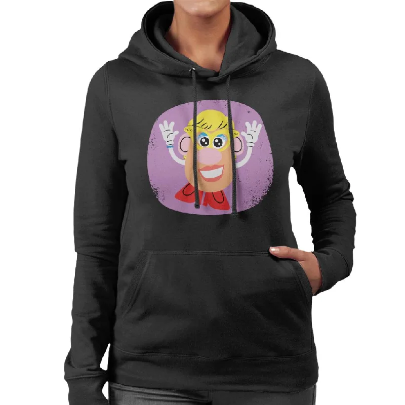 Mrs Potato Head Happy Women's Hooded Sweatshirt