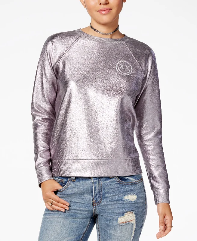 Polly Esther Juniors Metallic Foil Sweatshirt