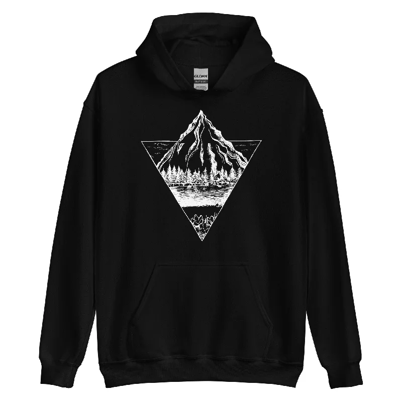 Berg - Geometrisch - Unisex Hoodie