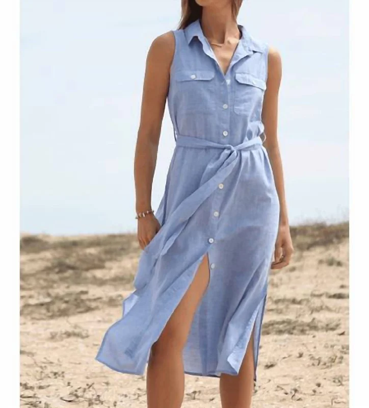 Malibu Dress In Chambray